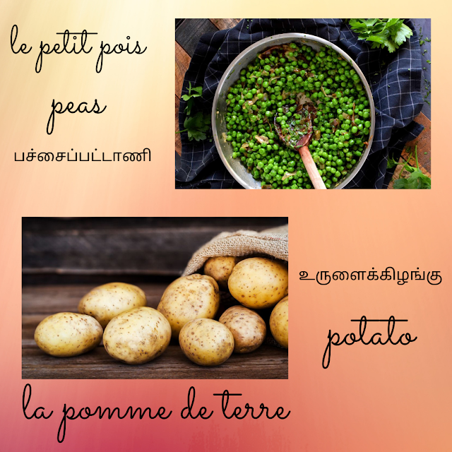 French Vocabulary Les Legumes