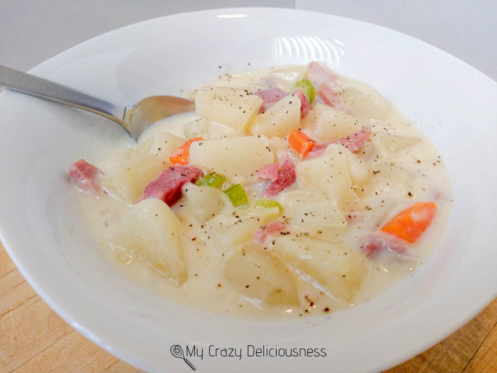 Crazy Deliciousness Ham and Potato Soup
