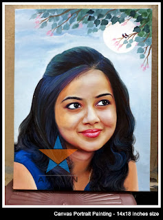 Top Best Professional Oil  Acrylic Canvas Portrait Photo Painting Artist in Hyderabad Telangana INDIA
