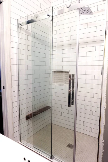 completed shower