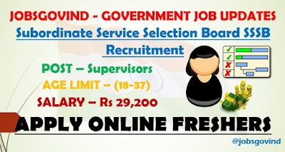 SSSB Recruitment 2021