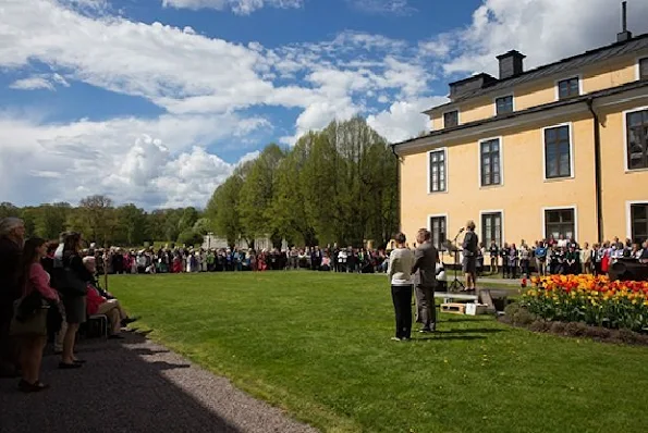 King Carl Gustaf and Crown Princess Victoria of Sweden attended the Wild Life Fund (WWF) annual meeting held at the Ulriksdal in Stockholm