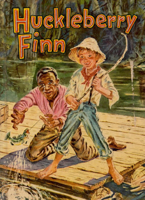 Póster película Las aventuras de Huckleberry Finn - 1955