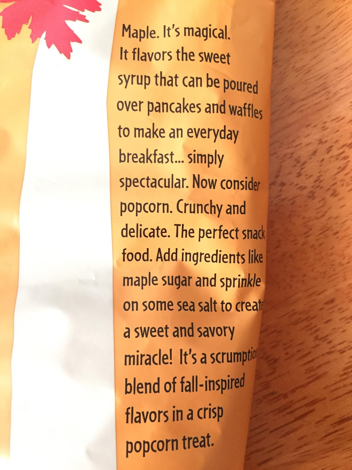 Trader Joe's Maple & Sea Salt Kettle Corn