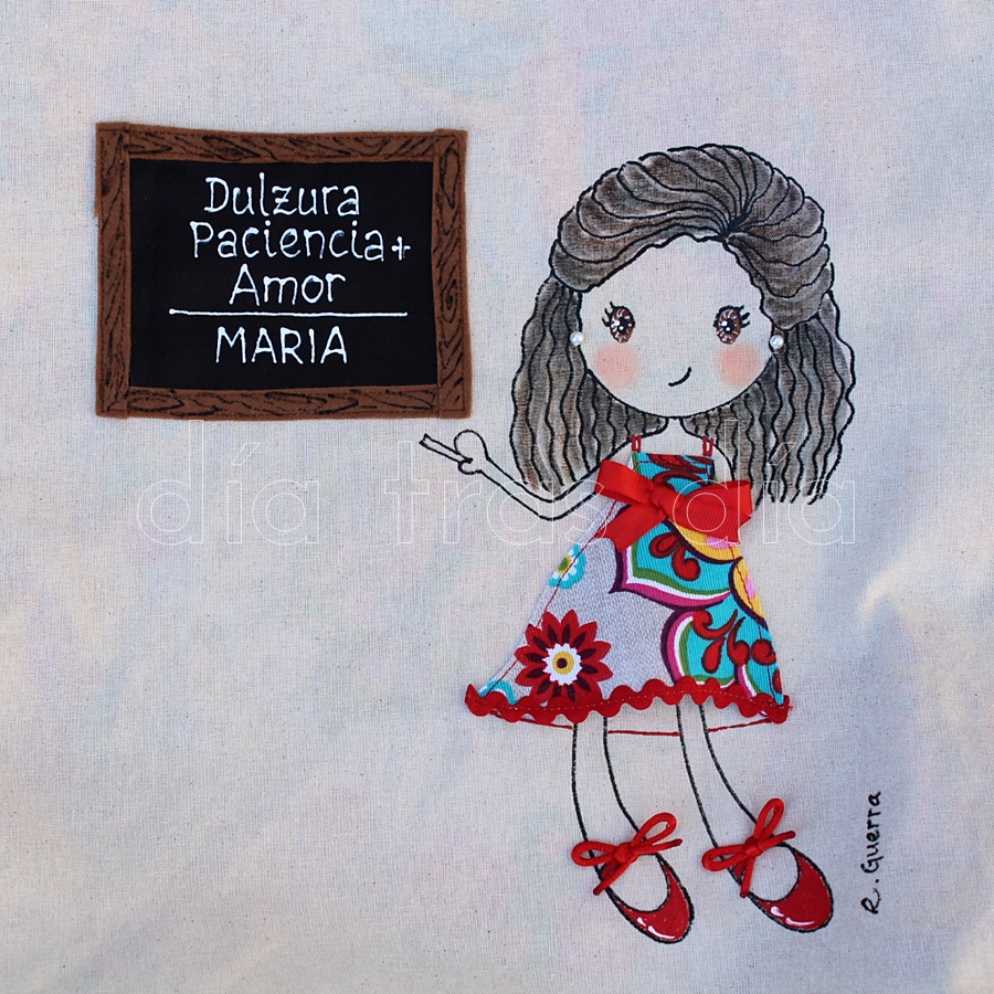 Bolso maestra personalizado