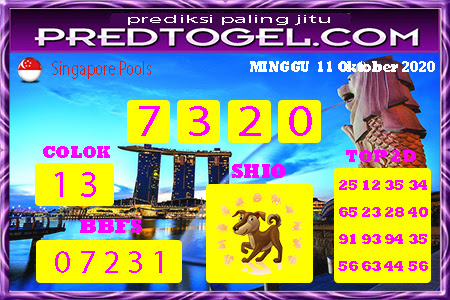 Pred Sgp Minggu 11 Oktober 2020 Pred Togel Singapore Sgp