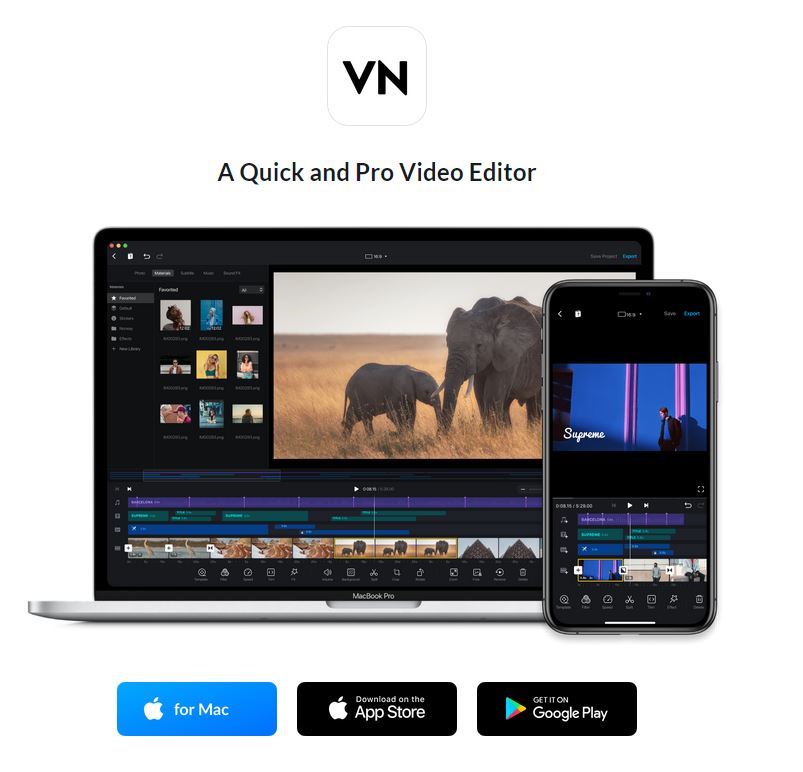 vn video editor free