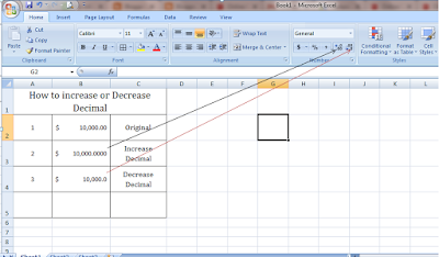 how to increase the number of decimal places in excel, How to increase or decrease decimal in MS Excel?