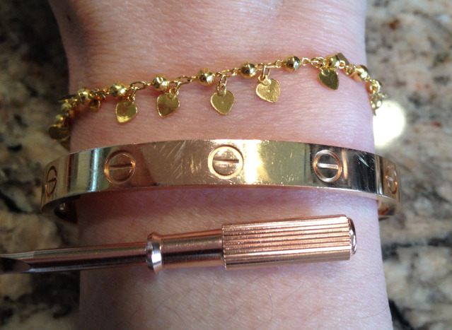 cartier love bracelet gold ebay