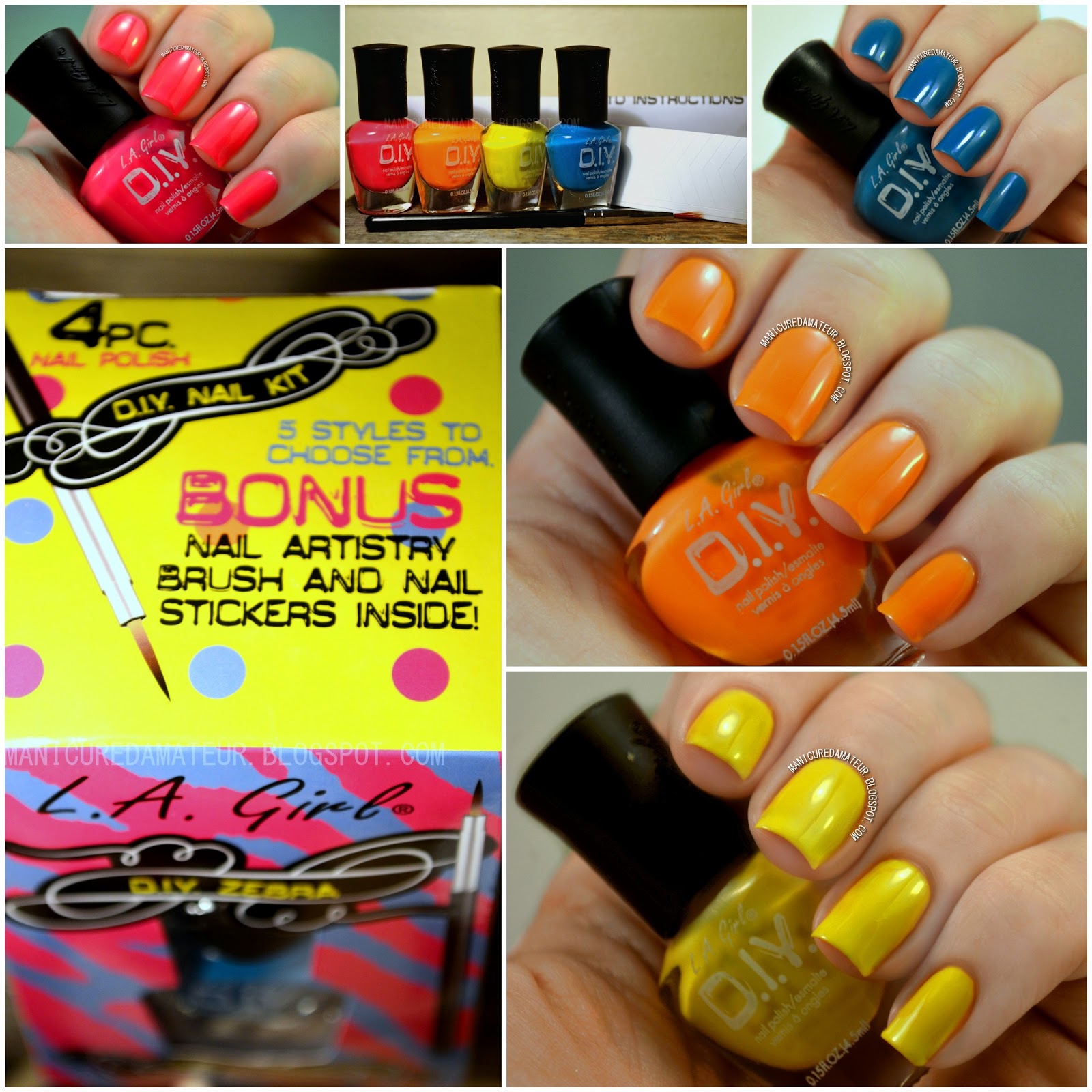 The Manicured Amateur L.A. Girl DIY Nail Art Review Part Four Overall