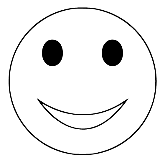 Smiley Face Coloring Page ~ Coloring Pages