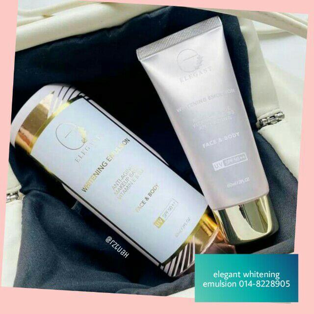 Elegant Whitening Emulsion (Sunblock & Makeup Base Primer) Hanya Yang