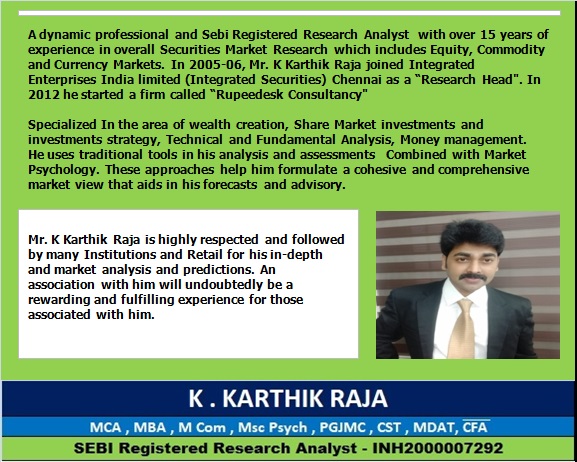 K Karthik Raja - SEBI REGISTERED RESEARCH ANALYST