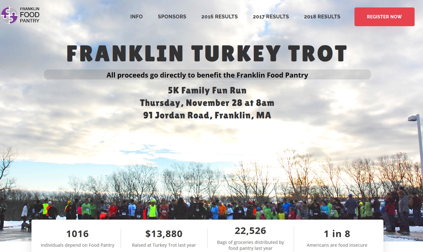 Franklin Matters Reminder Help the Franklin Turkey Trot support the