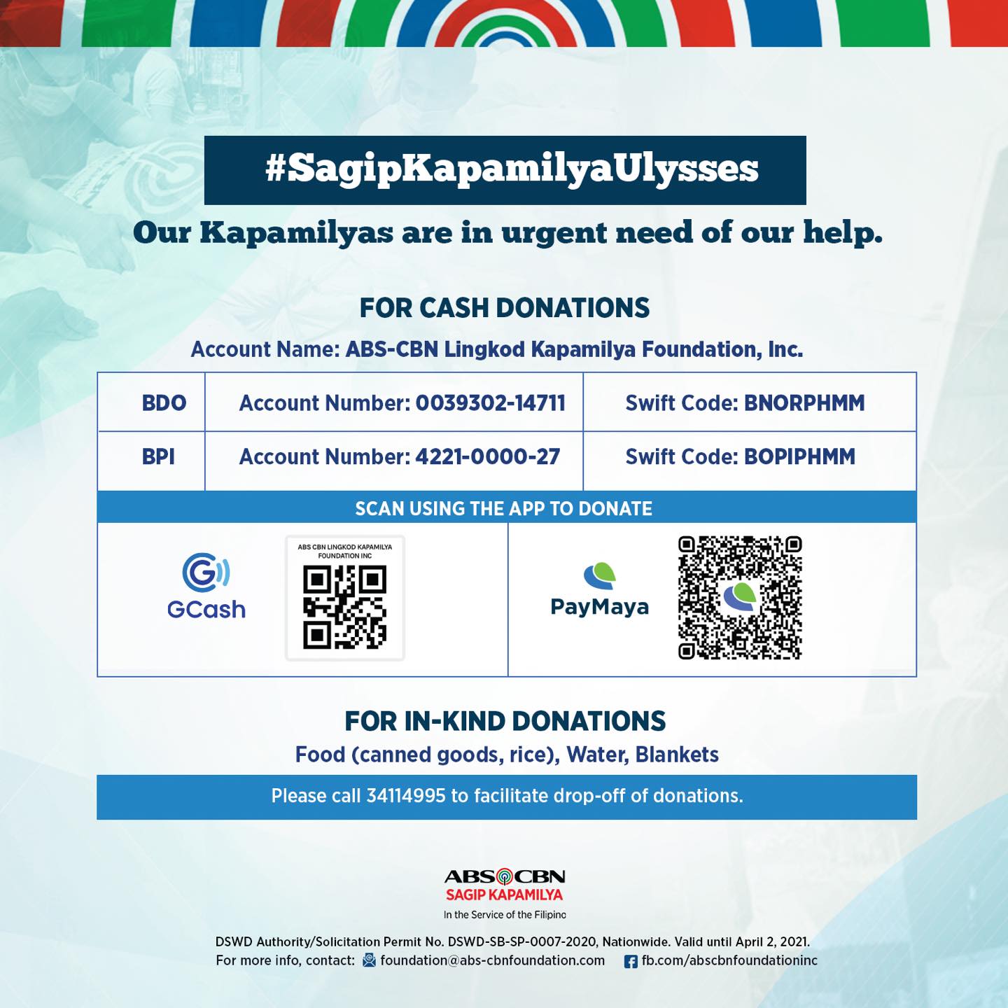 Manila Shopper Call for Donations for victims of UlyssesPH