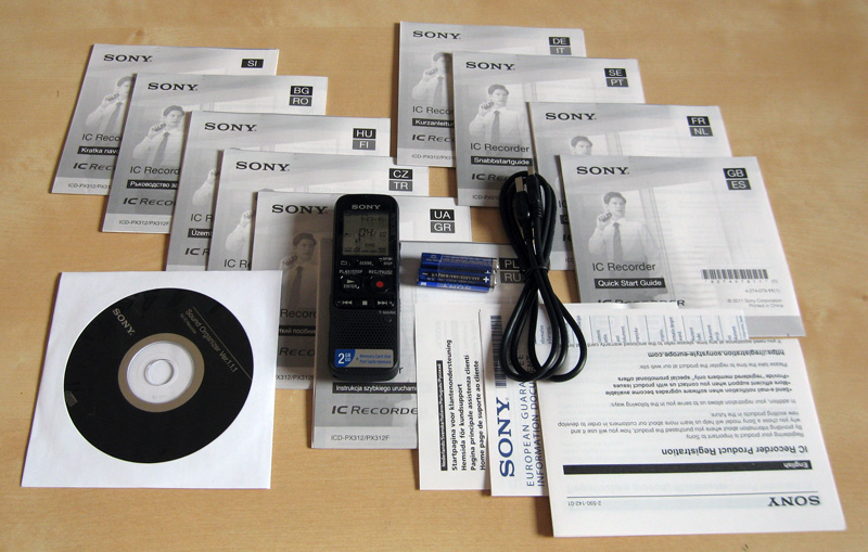 ebook野郎 3000円 ICレコーダー SONY ICDPX312 買った