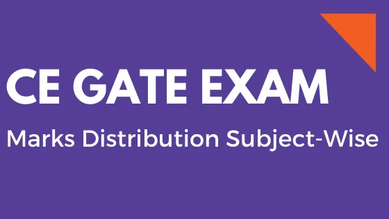 GATE 2020 CIVIL ENGINEERING MARKS DISTRIBUTION