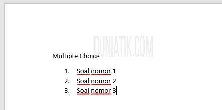 Cara Membuat Soal Moodle Aiocbt Menggunakan Ms Word Duniatik Com Belajar Tik Komputer Cbt Internet Serta Informasi Seputar Dunia Pendidikan