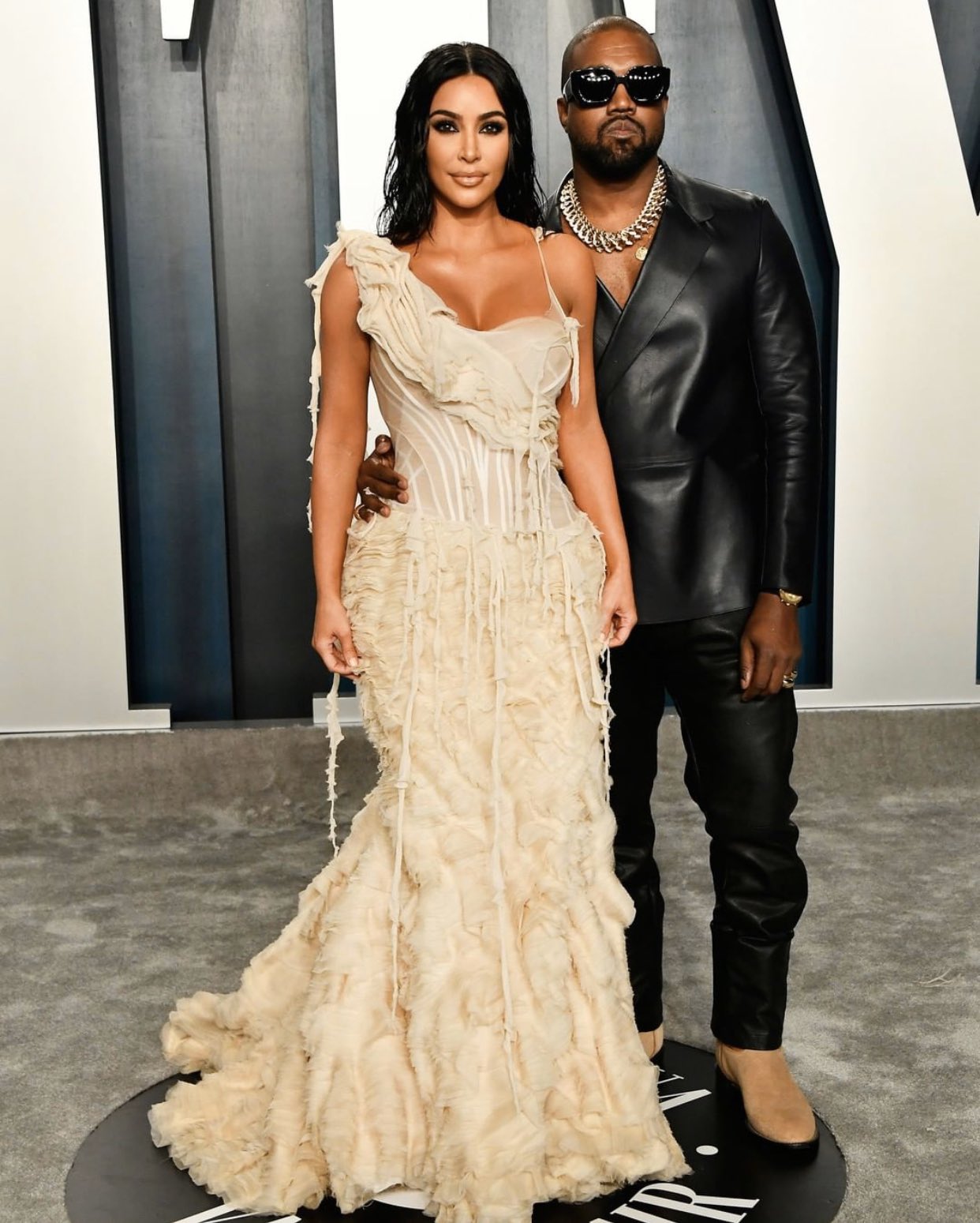 Kim Kardashian smoulders in vintage Alexander McQueen at the 2020