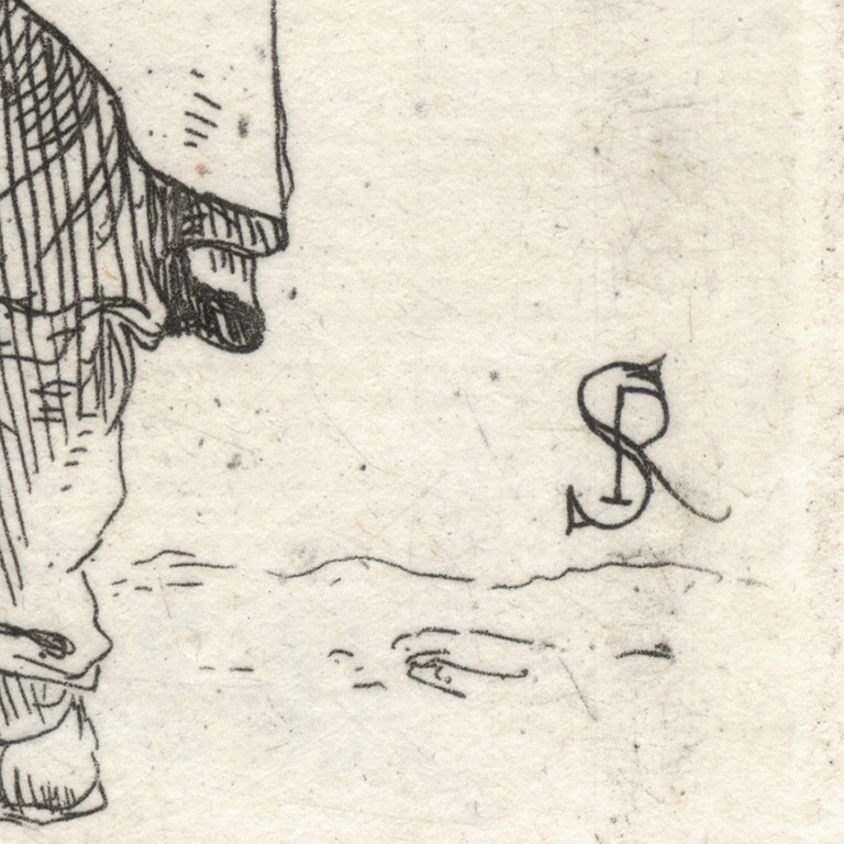 Prints and Principles: Salvator Rosa’s etching, “Man Standing with Arm