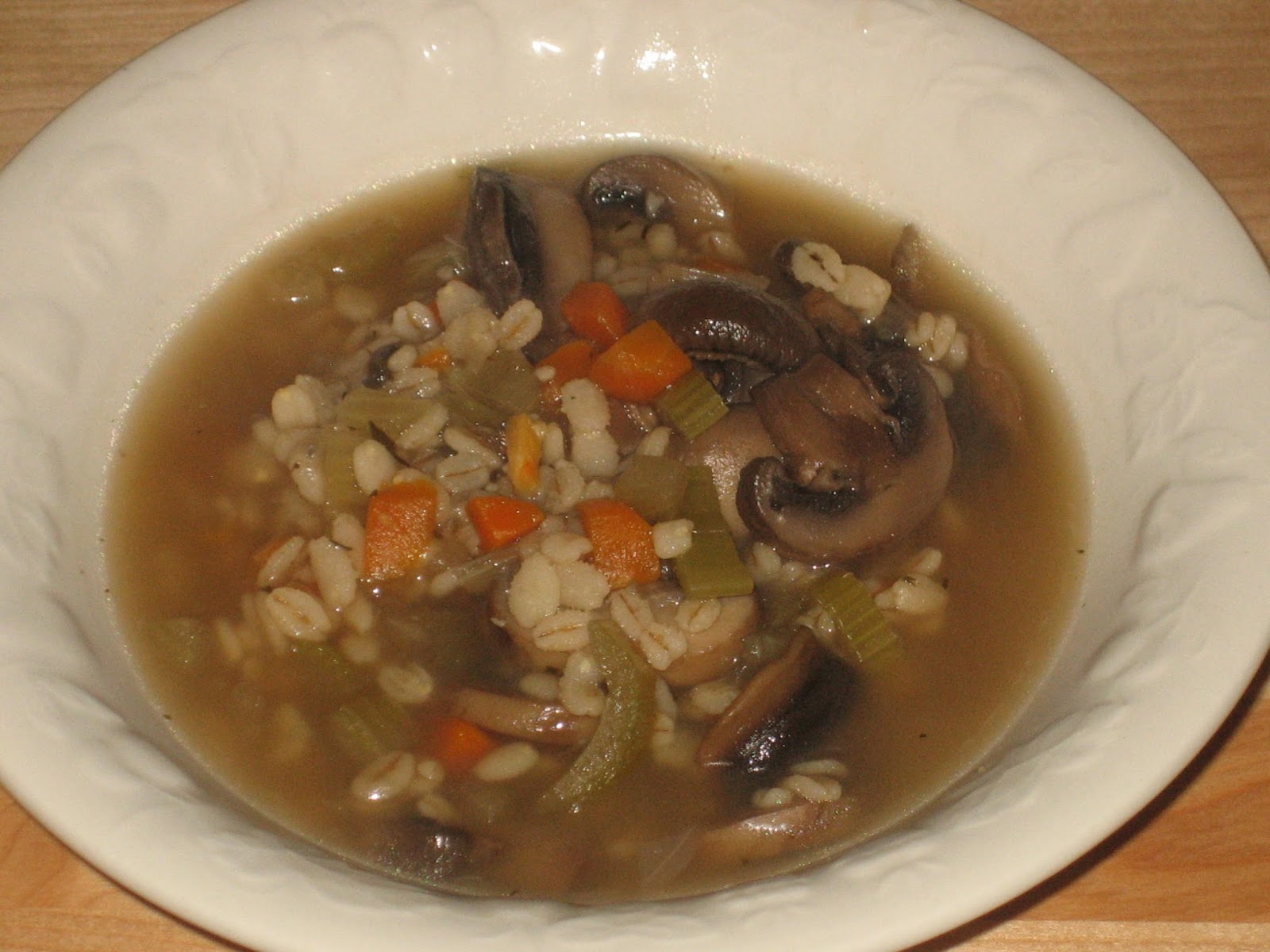stuffedveggies: Mushroom Barley Soup