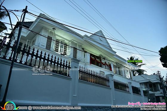 house after remodeling in twilight view 2