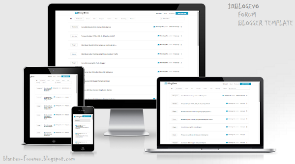 Idblogevo Responsive Forum Blogger Template