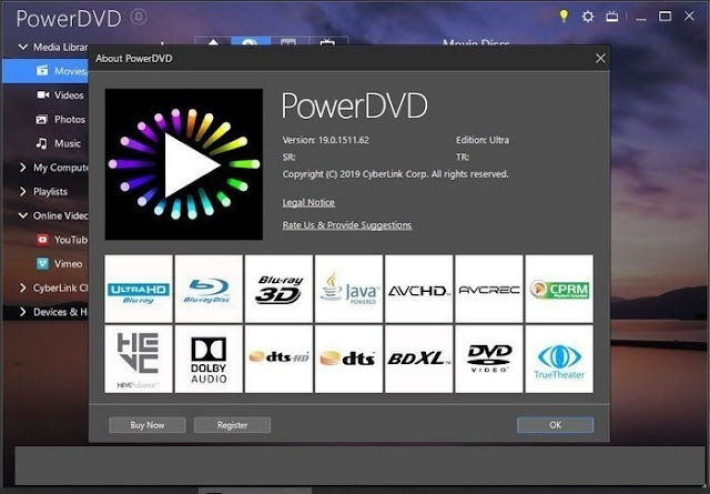 PowerDVDUltra Full - ✅ CyberLink PowerDVD Ultra (2019) v19.0.2005.62 Español [ MG - MF +]