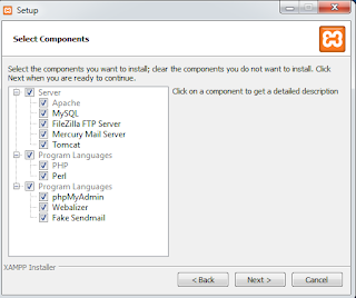 cara install xampp di windows