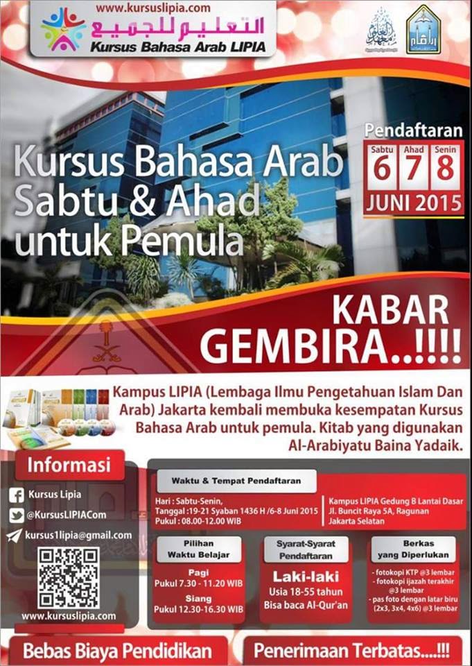 LIPIA Adakan Kursus Bahasa Arab Gratis Untuk Pemula post ajib LIPIA Adakan Kursus Bahasa Arab Gratis Untuk Pemula post ajib