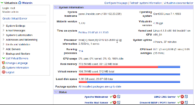 Cara Install Virtualmin di Centos