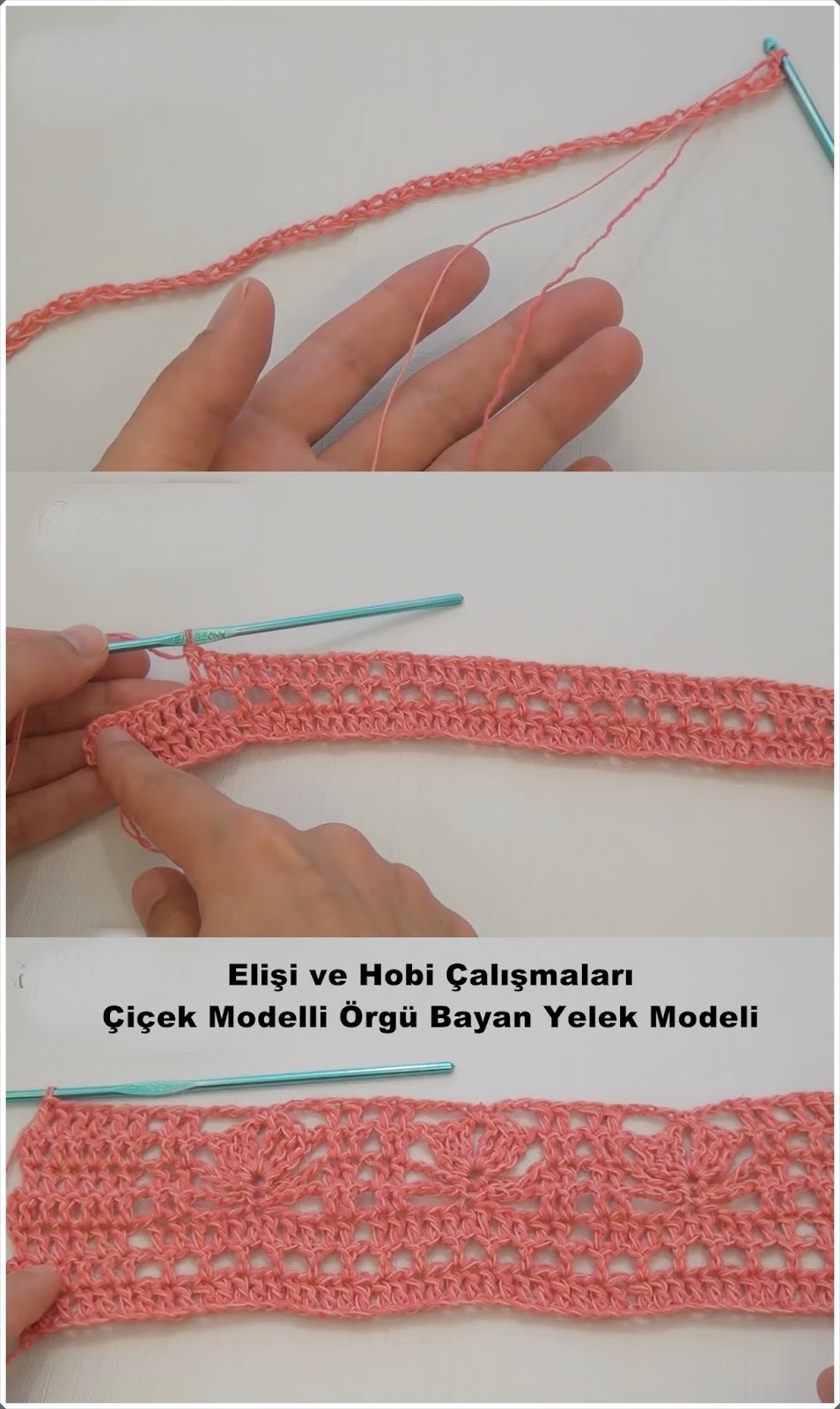 ÇİÇEK MOTİFLİ TIĞ İŞİÖRGÜ BAYAN YELEK YAPILIŞI 59