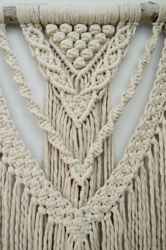 Pieced Pastimes Perseverance Macramé Wall Hanging