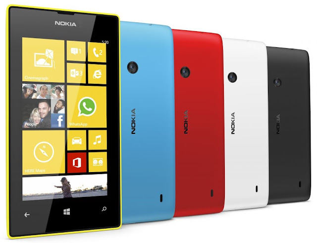 Nokia Lumia 520, colores disponibles