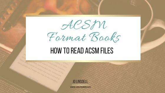 How To Read ACSM Format Books