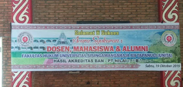 Universitas Sisingamangaraja XII Tapanuli Mendapat Hasil Akreditasi 'B'