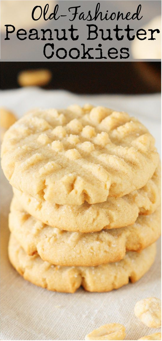 GRANDMA'S OLDFASHIONED PEANUT BUTTER COOKIES Asrifood