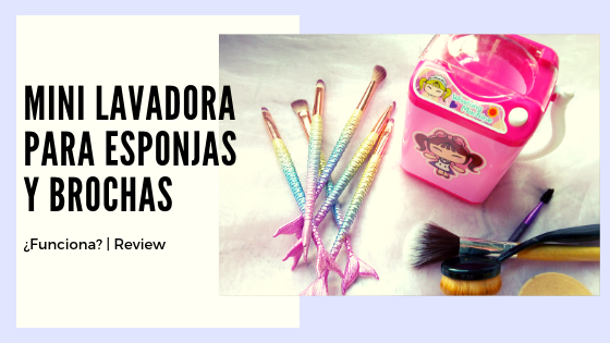 mini lavadora para beauty blender y