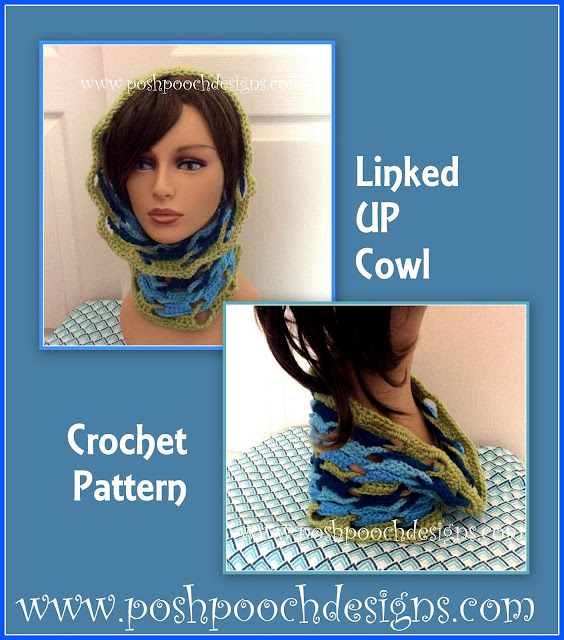 Posh Pooch Designs : Linked-Up Cowl Crochet Pattern