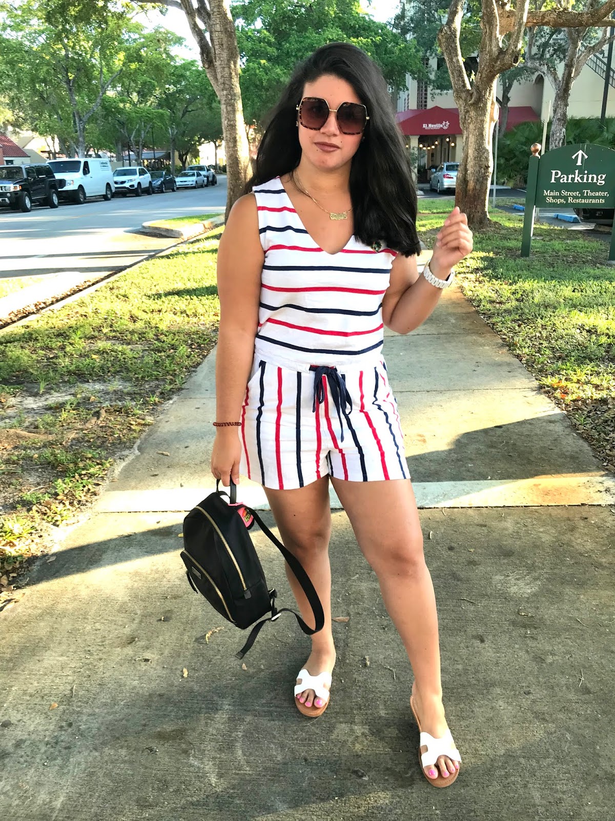 RED WHITE AND BLUE STRIPES! | Miss Estephanie - A Life + Style blog