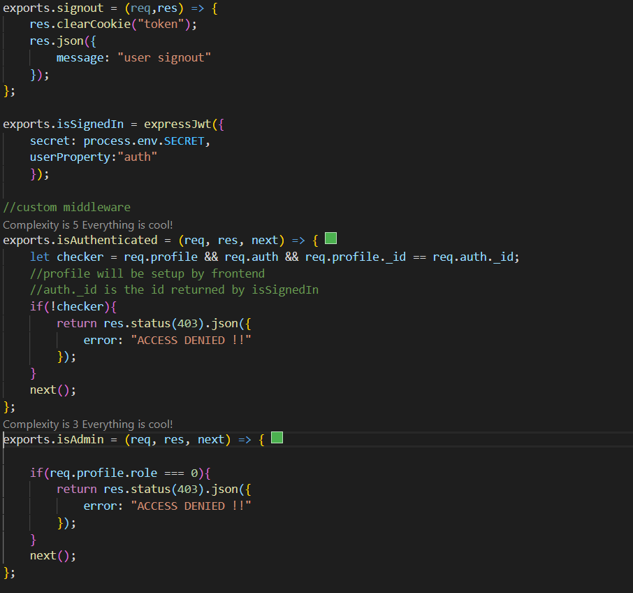 Authentication Routes