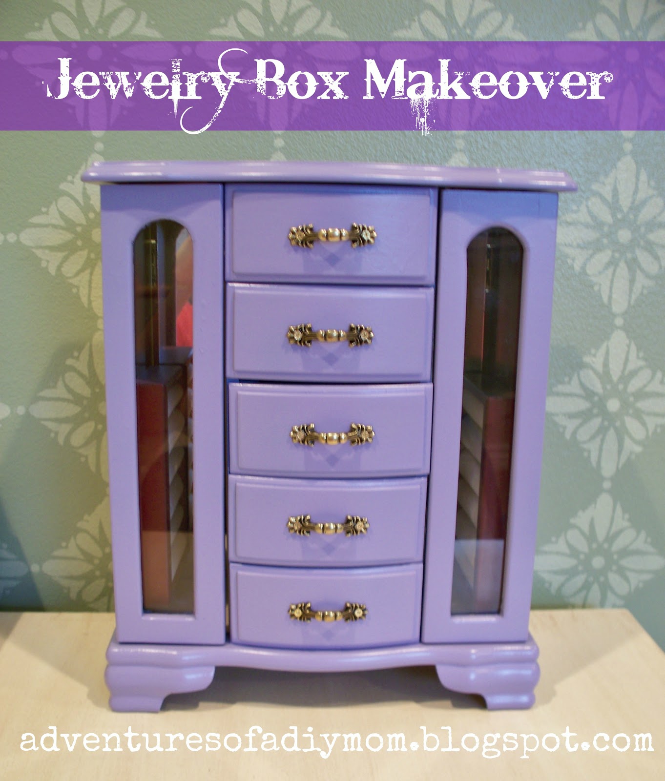 Jewelry Box Makeover Adventures of a DIY Mom