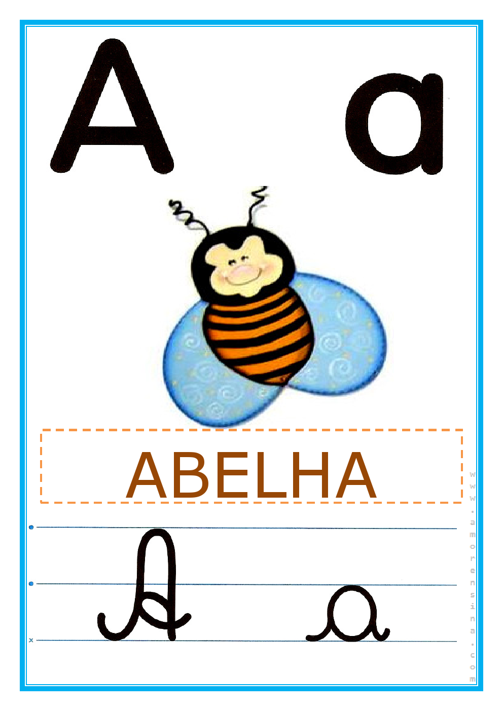 Alfabeto Para Parede De Sala De Aula Para Imprimir - NAZAEDU