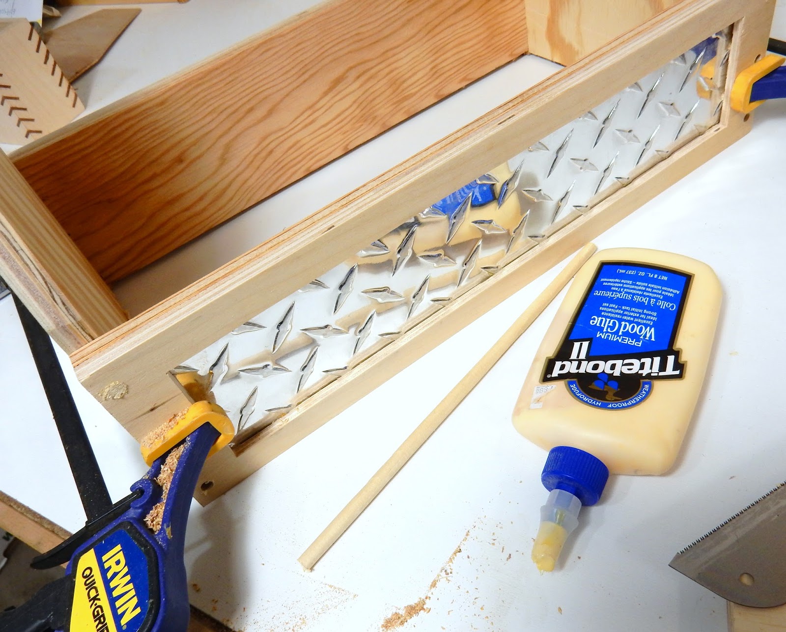 Jax Design Diamond plate tool box