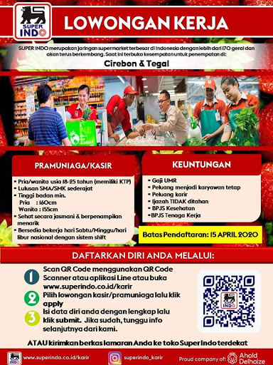 Lowongan Pt Lion Super Indo Pramuniaga Kasir Semarang Salatiga Pekalongan Tegal Loker Swasta