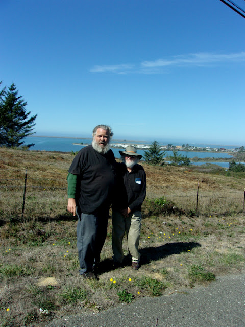 Biff Rose and I Near Humboldt Bay, California