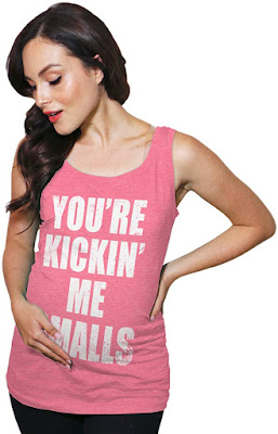 Funny Maternity Shirts Tops for Expecting Mothers