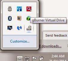 gBurner Virtual Drive Tray Icon
