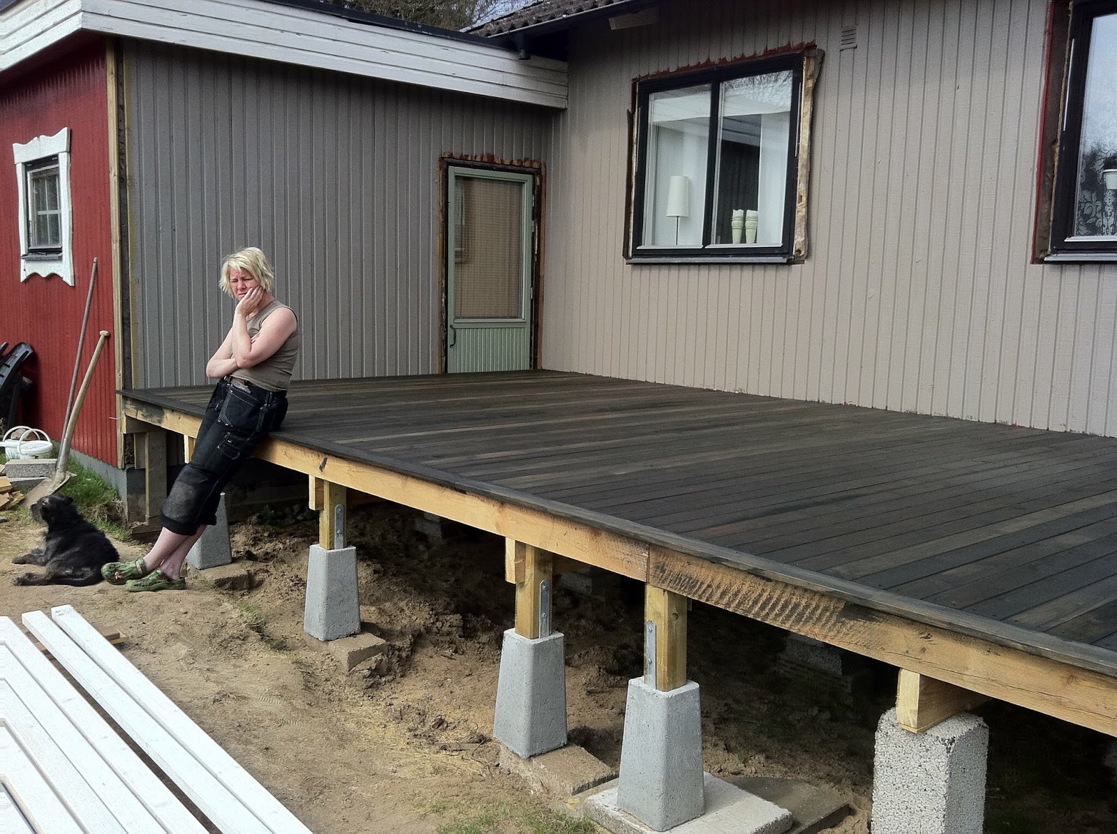 Evis på hagalid / evis paint´n stuff: vår altan ständigt i förvandling