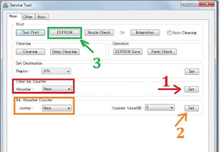 RESET CANON MP280
